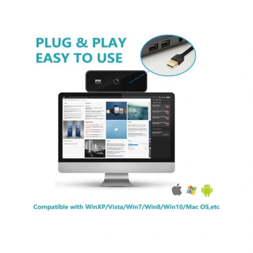 1080p Webcam with Microphone
